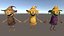 3D Stylized Scarecrow Character Pack