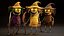 3D Stylized Scarecrow Character Pack