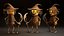 3D Stylized Scarecrow Character Pack