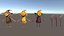 3D Stylized Scarecrow Character Pack