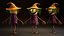 3D Stylized Scarecrow Character Pack