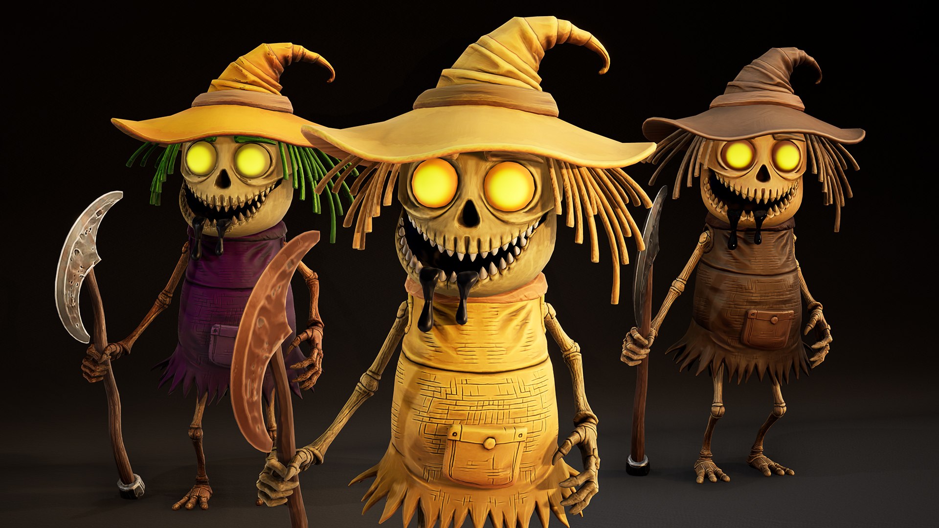 3D Stylized Scarecrow Character Pack https://p.turbosquid.com/ts-thumb/7k/jTAFwP/n5/04/jpg/1774339598/1920x1080/fit_q87/5f525ca1300ad2c4248d424c1c953bbdda0d25f8/04.jpg