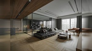 3D model Furniture  of Apartment - Maiholuxury - MAX FBX OBJ SKP DAE Simlab