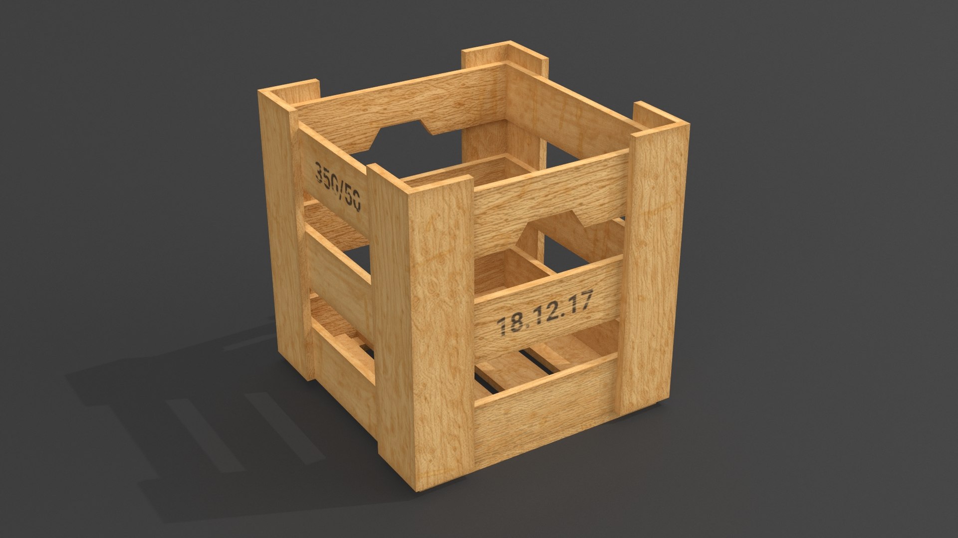 3D PBR Wooden Crate Pack Model - TurboSquid 2135726