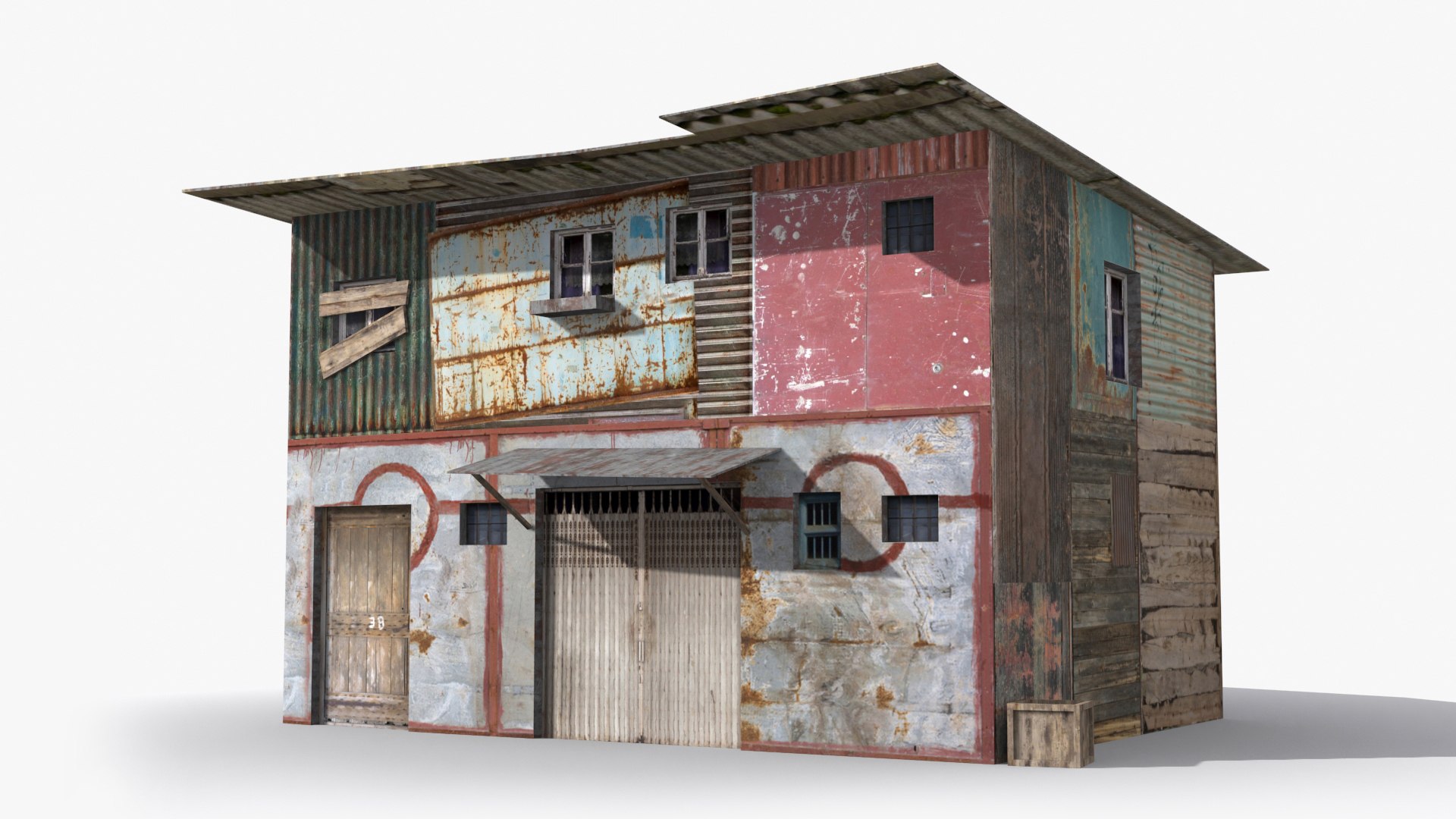 modelo 3d Slum x6 - TurboSquid 2009229