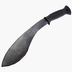 cold steel kukri machete 3d model