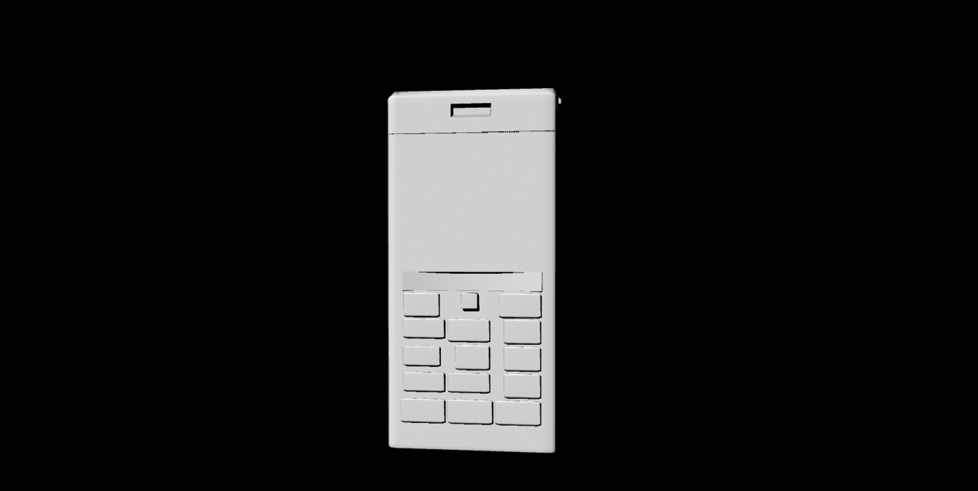 Free 3D keypad mobile phone TurboSquid 1480463