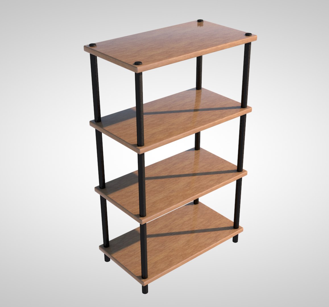 Realistic Shelf 3D Model - TurboSquid 1507281