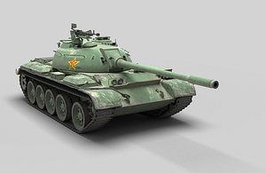 Type 59 Main Battle Tank 3D model