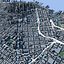 Modelo 3D da paisagem urbana de São Francisco, Ponte Golden Gate, horizonte da Baía de São Francisco, Califórnia