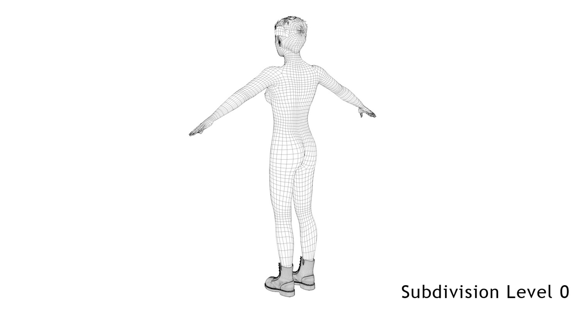 Female Rigged 3d Model