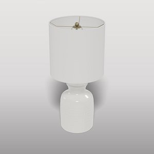 Modern White Ceramic Lamp model