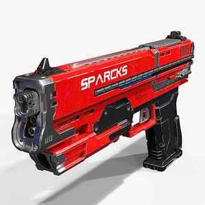 Sci fi Hand Gun 3D model