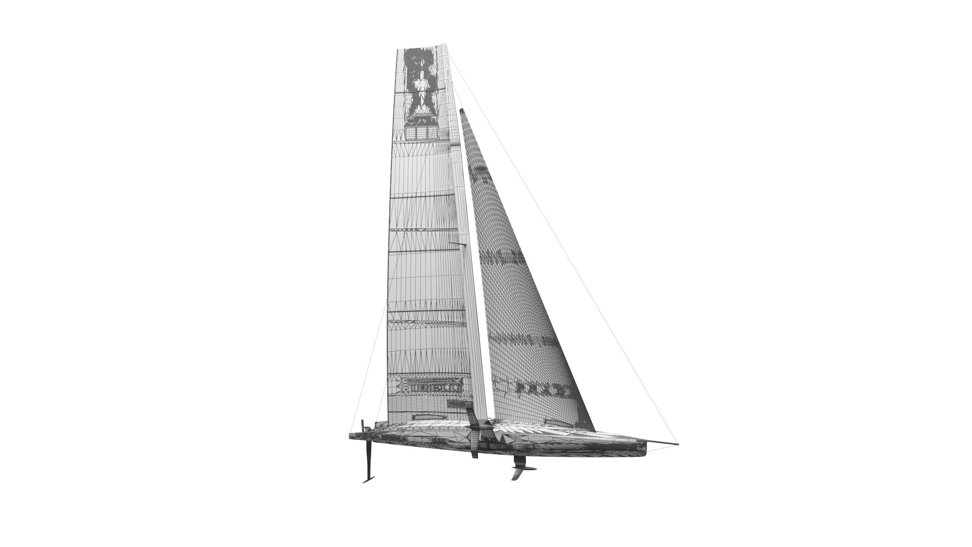 Ac75 Luna Rossa 3D Model - TurboSquid 1582966