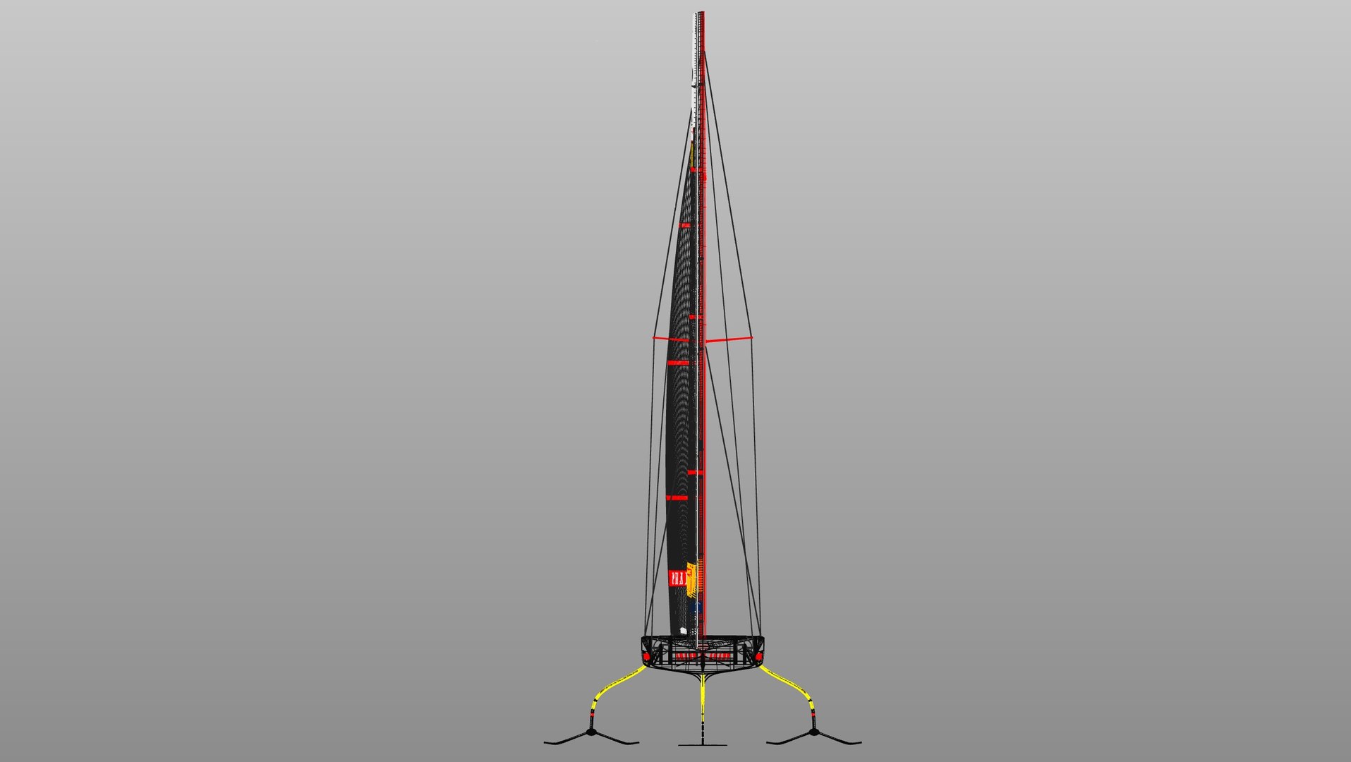 Ac75 Luna Rossa 3D Model - TurboSquid 1582966