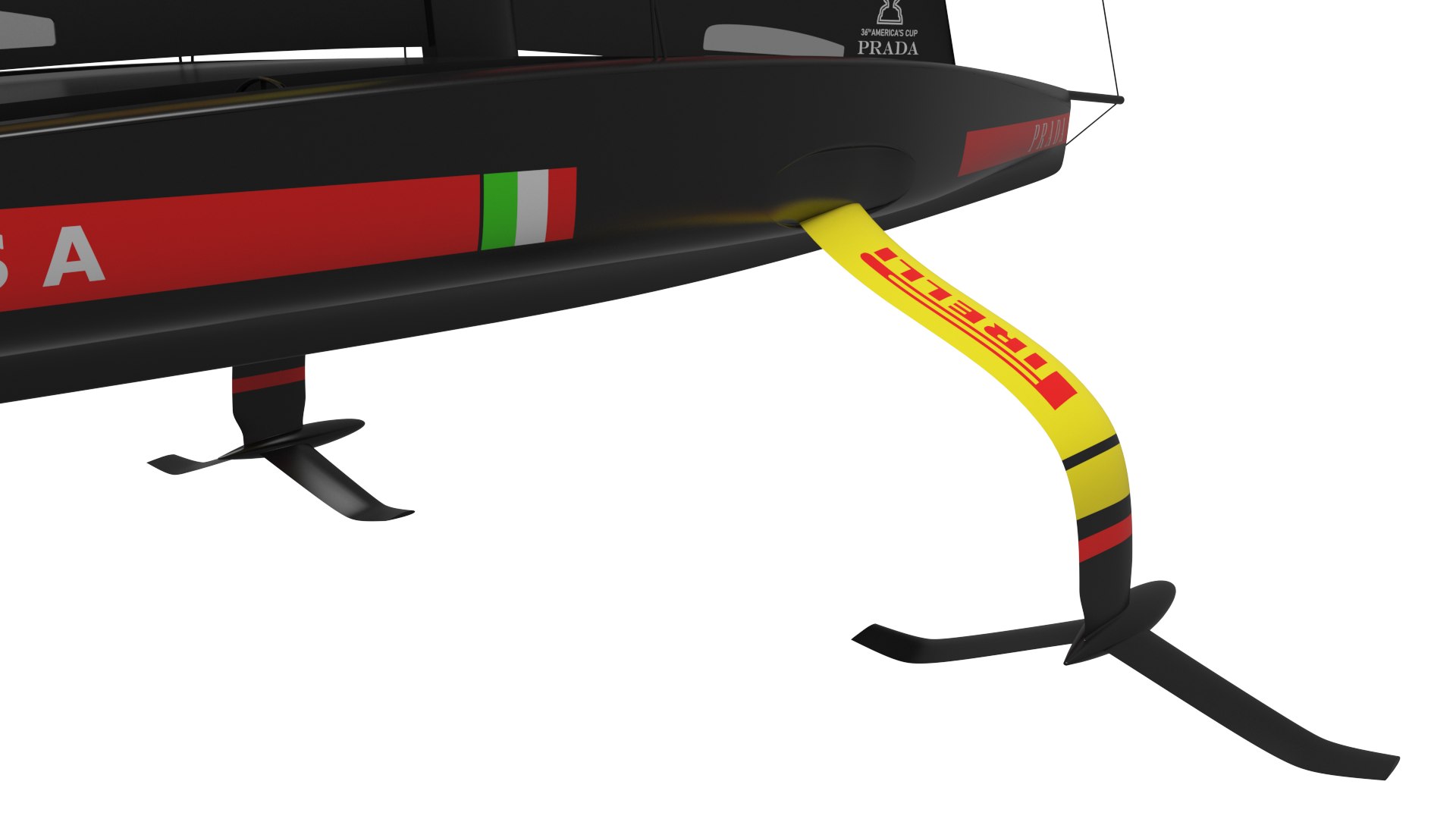 Ac75 Luna Rossa 3D Model - TurboSquid 1582966