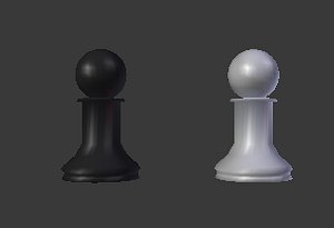 chess pawn 3d 3ds