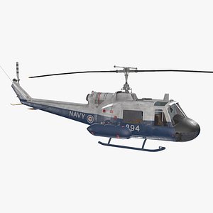 Bell UH-1B Australian Navy Basic Animation --314--