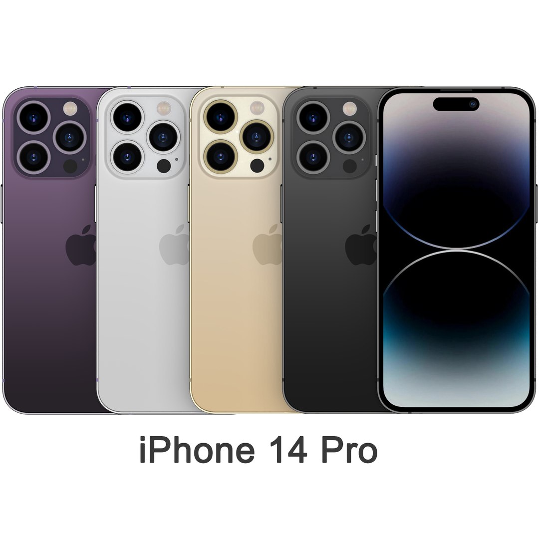 3D Apple IPhone 14 Pro 3D Model - TurboSquid 2074930