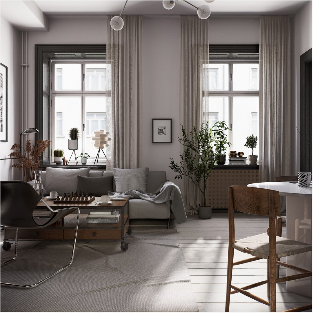 3D Model Classic Chair Thonet TurboSquid 1610281