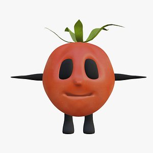 Tomato  cartoon 3D model