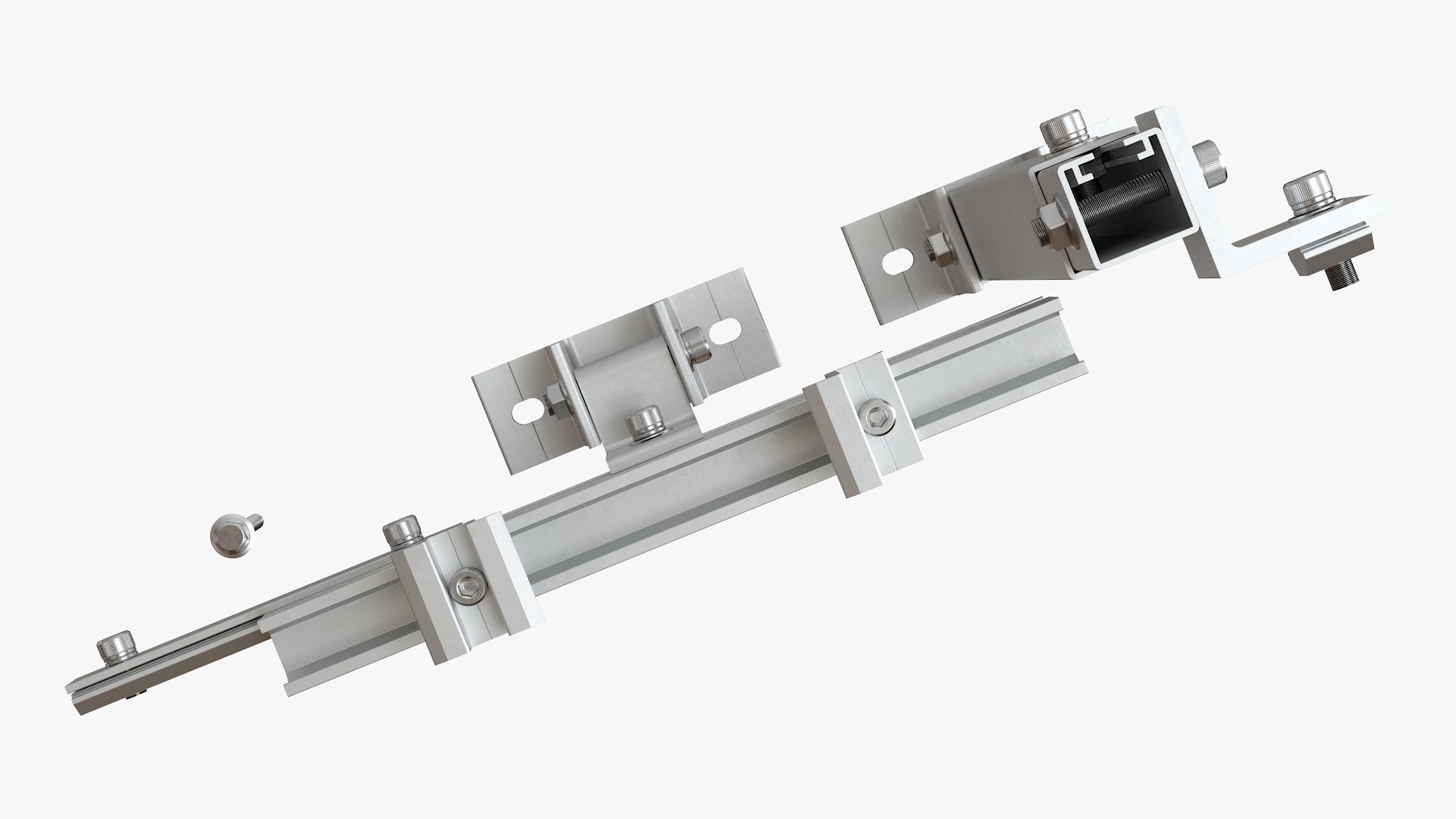 Solar Panel Mounting Kit V3 Model - TurboSquid 2203305