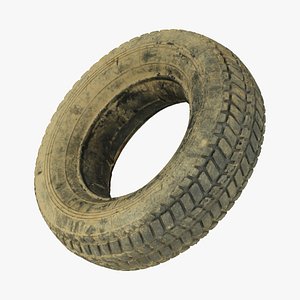Wheelbarrow Tire Raw Scanned 3D model