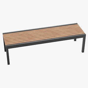 Garden Bench 1 3D model