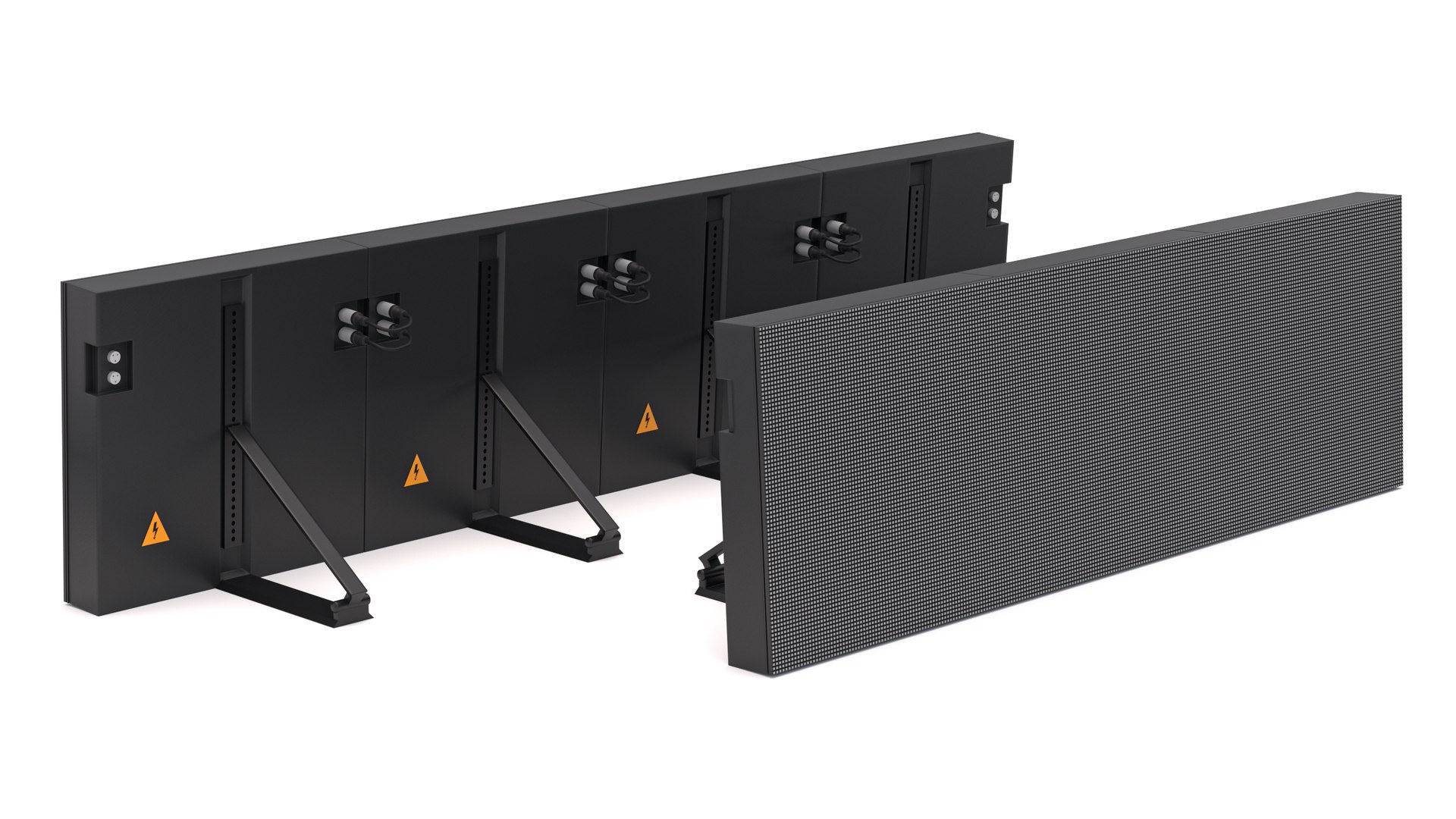 Stadium Led Screen Panel P5 3D - TurboSquid 2158571