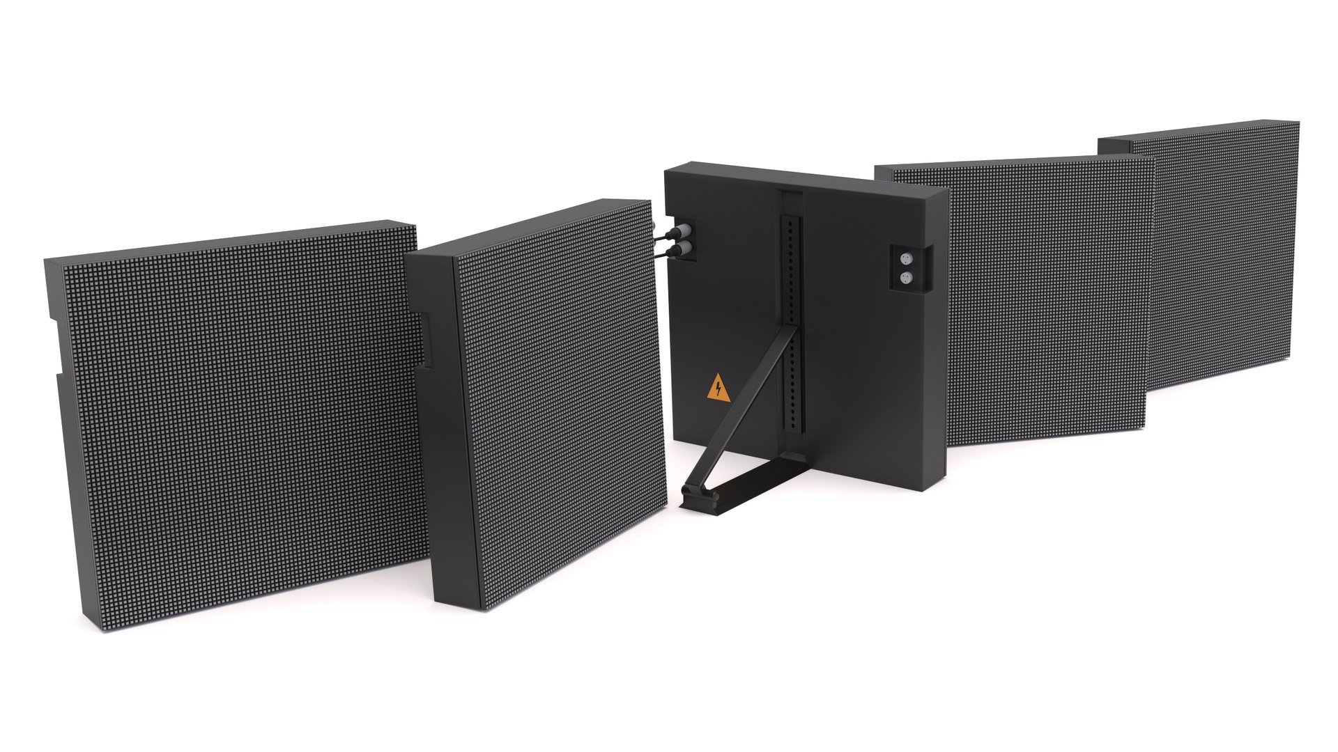 Stadium Led Screen Panel P5 3D - TurboSquid 2158571