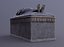 Medieval stone sarcophagus