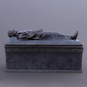Medieval stone sarcophagus