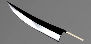3D large sword blade