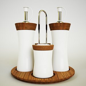 3D model tableware set