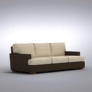 Del Mar Sofa Espresso 90