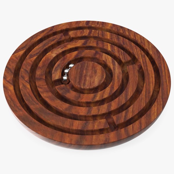 roundwoodenmarblelabyrinthgame3dsmodel00