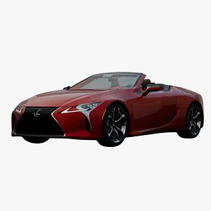 Lexus LC 500 High Detail 3D Model 3D