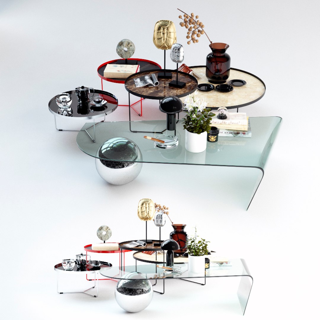 set coffee tables italia max