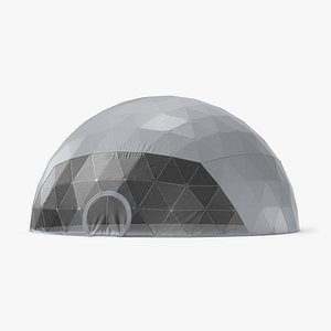 3D Geodesic Event Dome Tent Grey