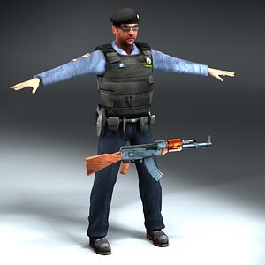 IraqiPoliceman3DModel