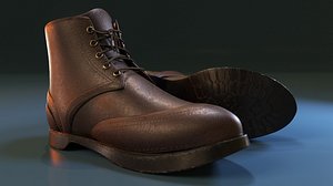 3D Man Shoes model