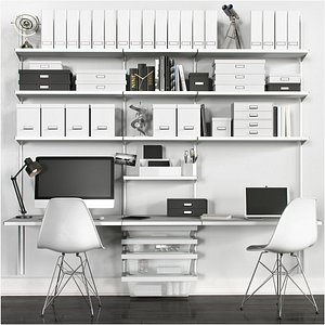 3D Office workplace set N5