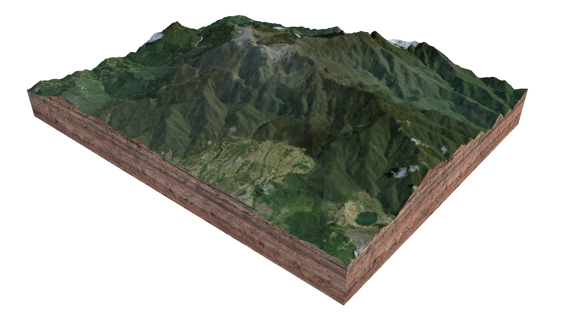 3D Mount Kinabalu Mountain Malaysia - TurboSquid 2061849