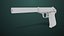 Pistola 05 preta com todas as texturas PBR Unity UE incluídas