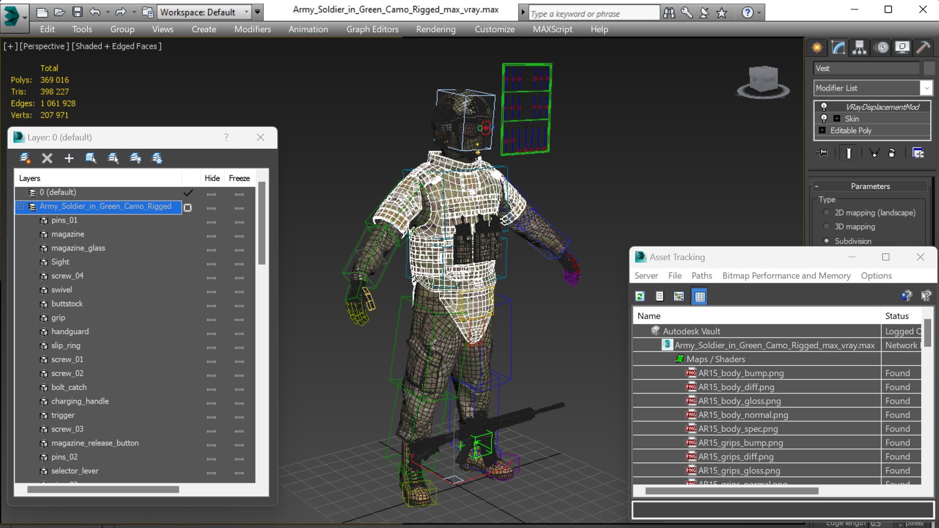 3D Army Soldier in Green Camo Rigged https://p.turbosquid.com/ts-thumb/7m/JPdz5v/Ax/armysoldieringreencamoriggedmb3dmodel029/jpg/1723459299/1920x1080/fit_q87/4632f774aee3493cbf4bb26b25f9e663a455d7ef/armysoldieringreencamoriggedmb3dmodel029.jpg