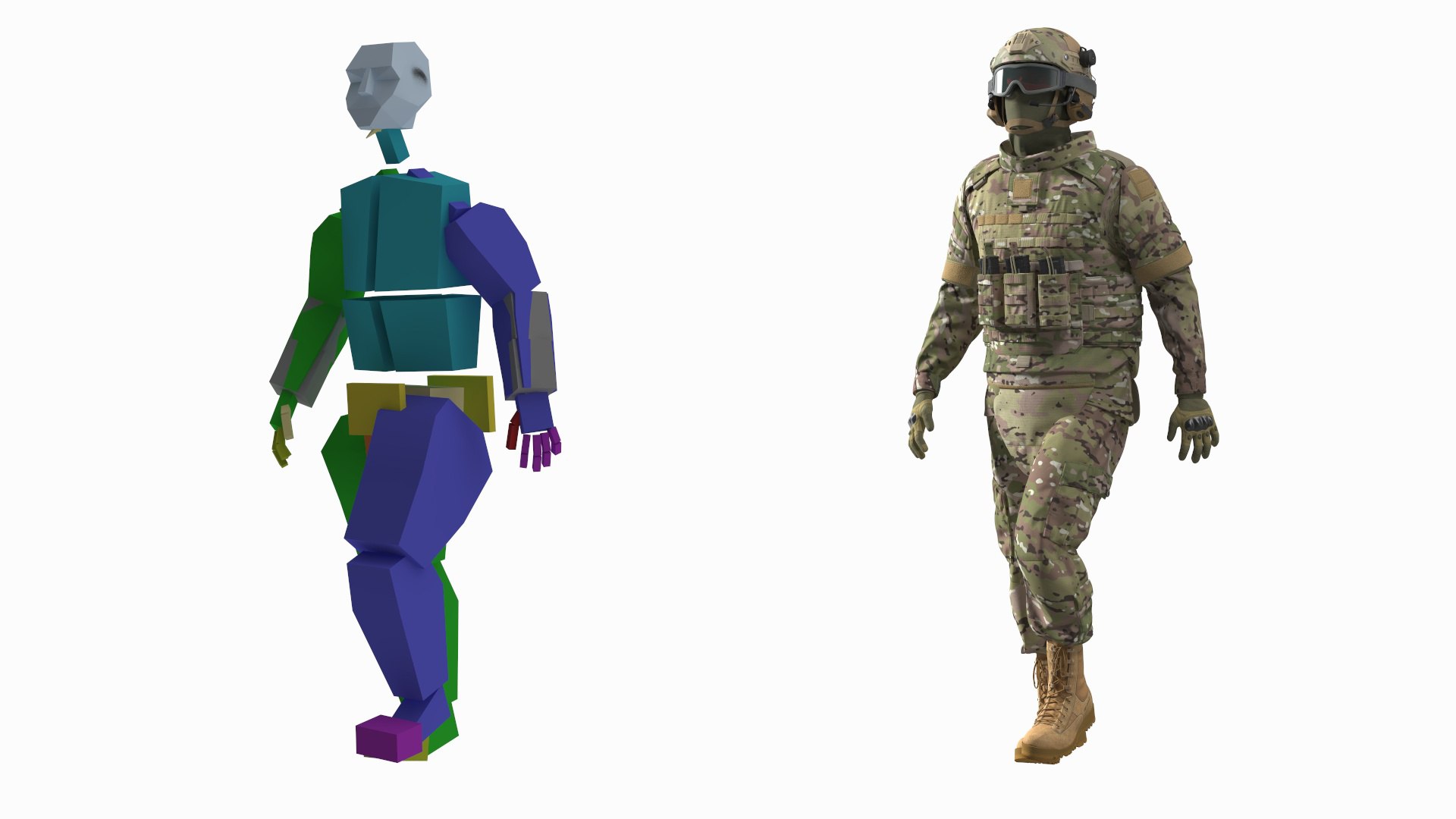 3D Army Soldier in Green Camo Rigged https://p.turbosquid.com/ts-thumb/7m/JPdz5v/hx/armysoldieringreencamoriggedmb3dmodel002/jpg/1723459118/1920x1080/fit_q87/ca047aa2949dcf93ab49c088188d607860163ebe/armysoldieringreencamoriggedmb3dmodel002.jpg