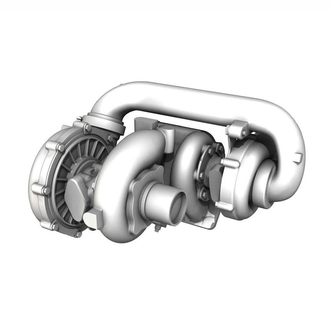 3d Model Turbo Turbocharger