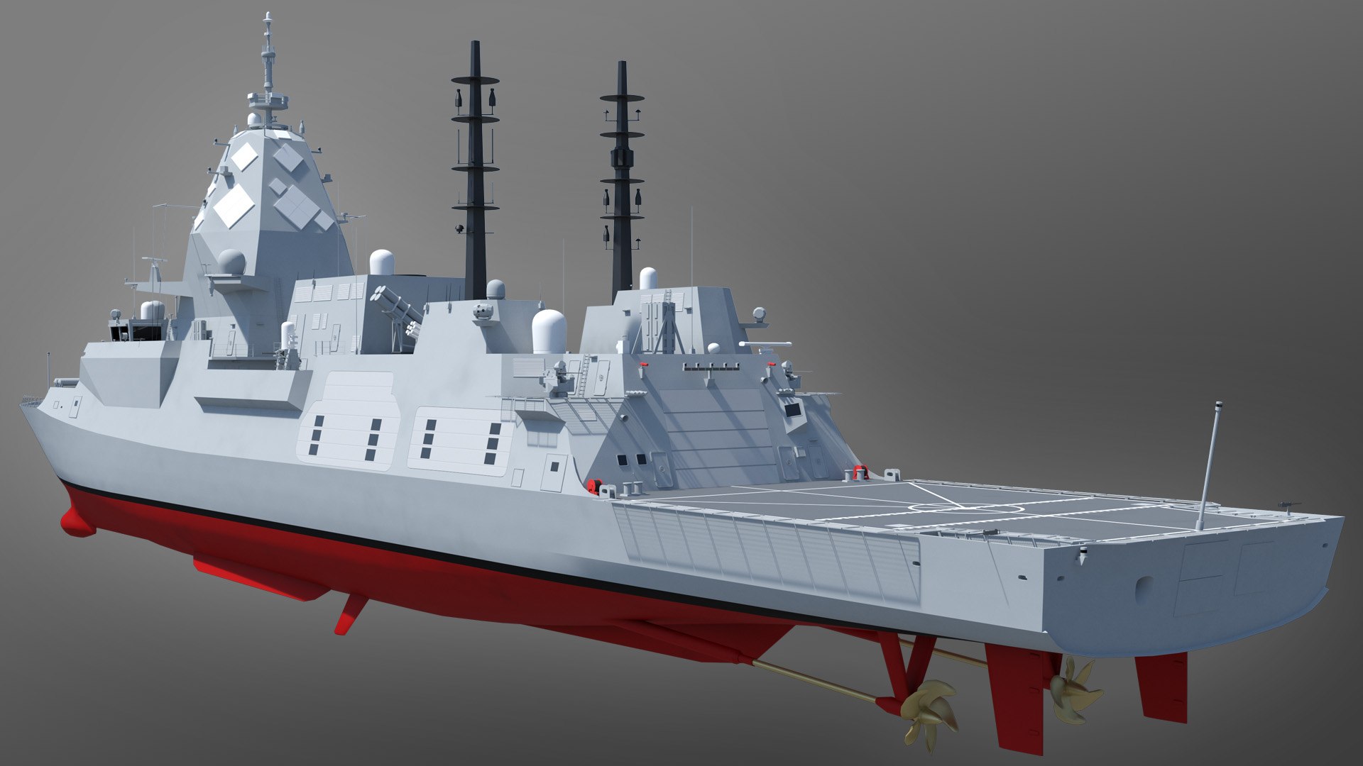 Hunter Class Frigate Sea 3D - TurboSquid 1551716