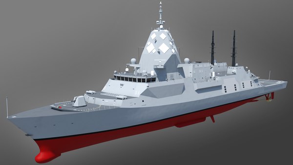 Hunter Class Frigate Sea 3d Turbosquid