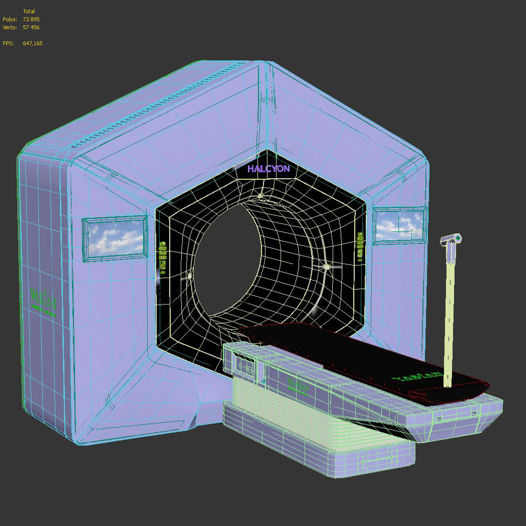 modèle 3D de Système de radiothérapie à accélérateur linéaire Varian ...